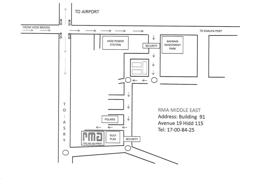 Location / Contact - RMA Pipeline Equipment